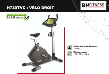 Vélo droit - H720R - TVC
