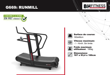Tapis de course Runmill G669